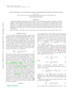 An Inconsistency in standard Maximum Likelihood Estimation of