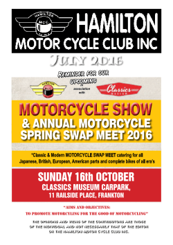July Mag - Hamilton MCC
