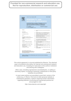 This article appeared in a journal published by Elsevier