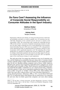 Do Fans Care? Assessing the Influence of