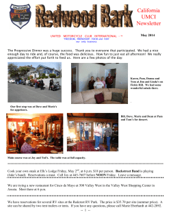 California UMCI Newsletter