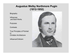 Augustus Welby Northmore Pugin (1812