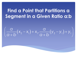 FindPointPartitionsSegmentGivenRatio