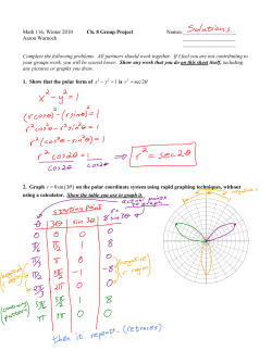 Group Project Ch. 8 Solutions