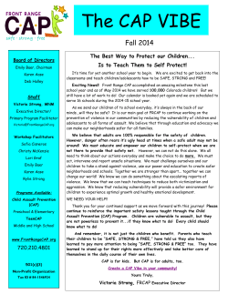 The CAP VIBE - Front Range CAP