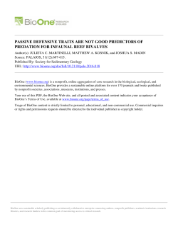passive defensive traits are not good predictors of predation for
