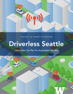 Driverless Seattle - Mobility innovation center