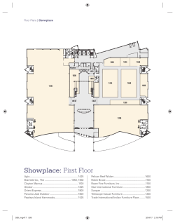 First Floor - High Point Market