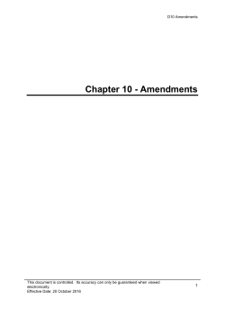 Chapter 10 Amendments