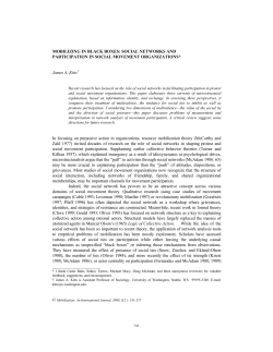 MOBILIZING IN BLACK BOXES: SOCIAL