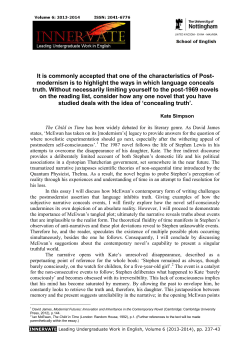 It is commonly accepted that one of the