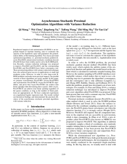 Asynchronous Stochastic Proximal Optimization Algorithms with