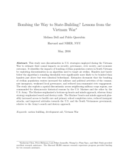 Bombing the Way to State-Building? Lessons from the Vietnam War