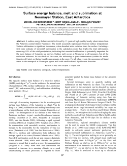 Surface energy balance, melt and sublimation at Neumayer Station