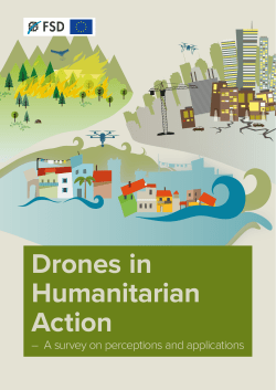 published a survey - Drones in Humanitarian Action