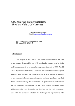 Oil Economies and Globalization: The Case of the