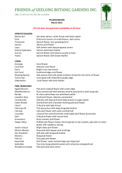 FRIENDS of GEELONG BOTANIC GARDENS INC.