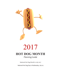 National Hot Dog Month Planning Guide