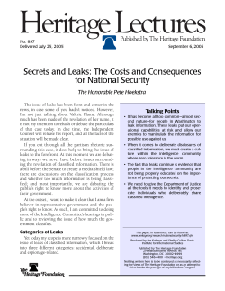 Secrets and Leaks: The Costs and