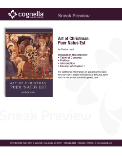 Art of Christmas: Puer Natus Est