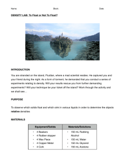 Science 8 Density Lab Mar 29