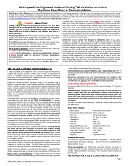 Mohawk Engineered Hardwood Flooring Installation Instructions