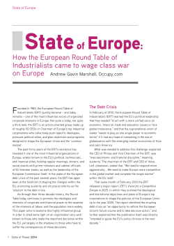 European Round Table of Industrialists