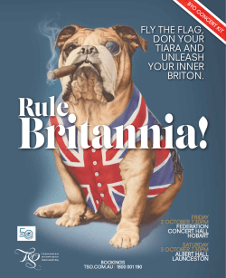 fly the flag, don your tiara and unleash your inner briton.