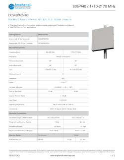 DCS43PA05F00 - Amphenol Antenna Solutions