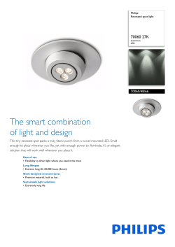 700604866 Philips Recessed spot light