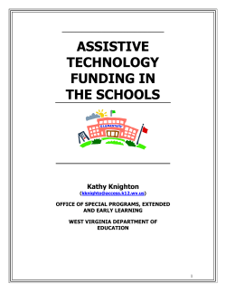 assistive technology funding in the schools