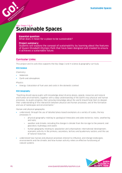 Sustainable Spaces - Queen Elizabeth Olympic Park