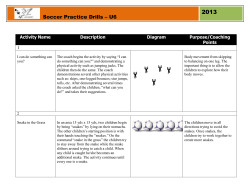 Soccer Practice Drills &ndash; U6