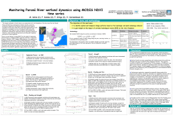 Monitoring Paran&aacute; River wetland dynamics using MODIS NDVI time