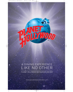 like no other - Planet Hollywood