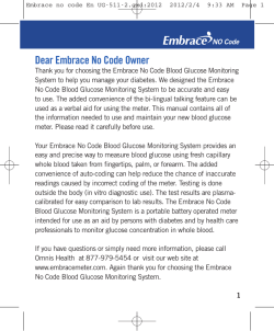 Embrace User Manual English