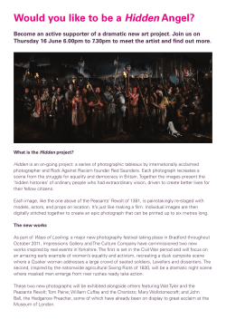 to a pdf - Impressions Gallery