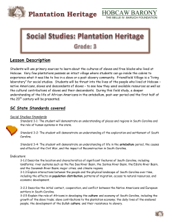 Plantation Heritage HOBCAW BARONY