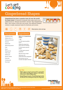 Gingerbread Shapes - Meltham CE Primary School