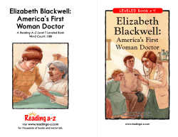 Elizabeth Blackwell: