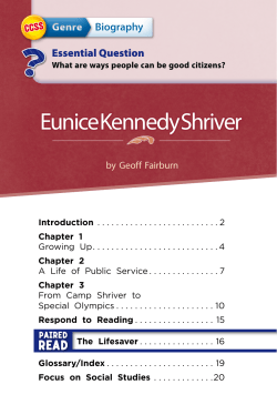 Eunice Kennedy Shriver