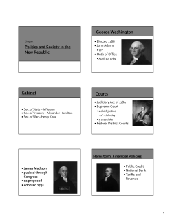 Elected 1788 John Adams Oath of Office Judiciary Act of 1789