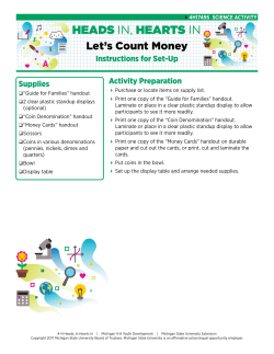 Let`s Count Money - MSU Extension