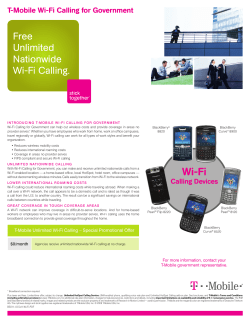T-Mobile Wi-Fi Calling for Government