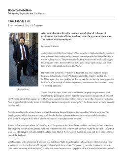 Fiscal Fix | Bacon`s Rebellion