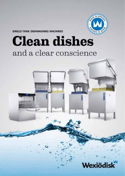 Clean dishes - Wexi&ouml;disk AB
