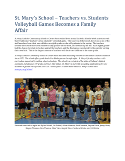 Teachers vs. Students Volleyball Games Becomes a Family Affair