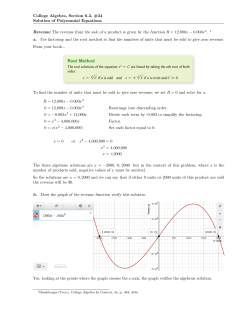 College Algebra, Section 6.3, #34 Solution of Polynomial Equations