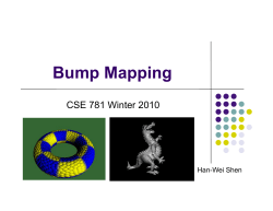 Bump Mapping