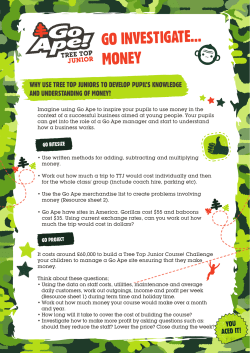 go investigate... money